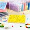 180PCS Silicone Lentil Beads, 12mm Silicone Abacus Focal Beads Bulk Colorful DIY Loose Beads for Bracelet Necklace Crafts Pen Making(Black)…